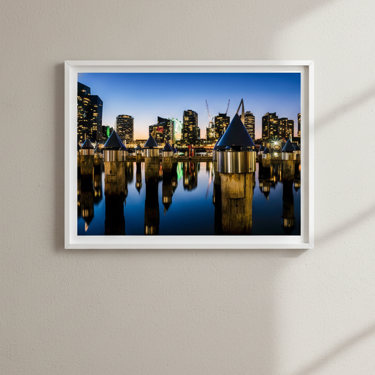 Melbourne Docklands at Blue Hour by Steven Scott