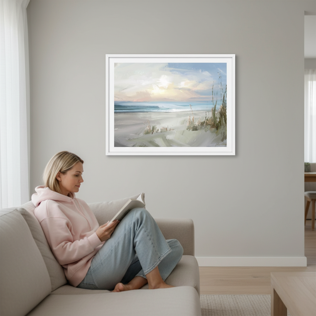 Beach Sunset by Julia Cheney