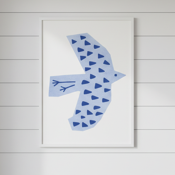 Blue Bird by Silvia Visscher