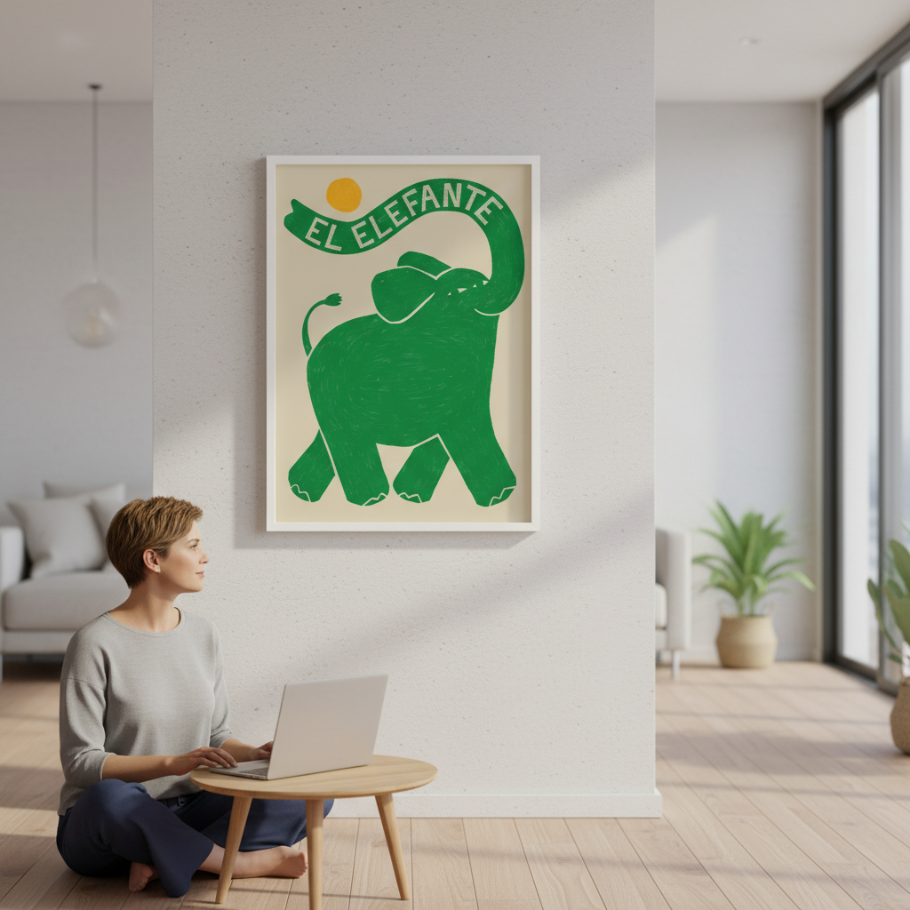 El Elefante Green by Manne Jalilian