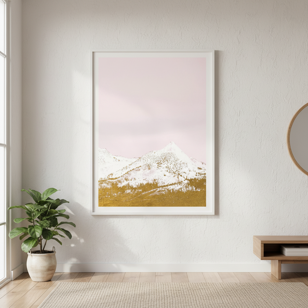 Snow-Capped Gold Mountains by Hope Bainbridge