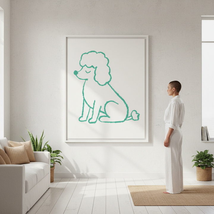 Poodle by Silvia Visscher