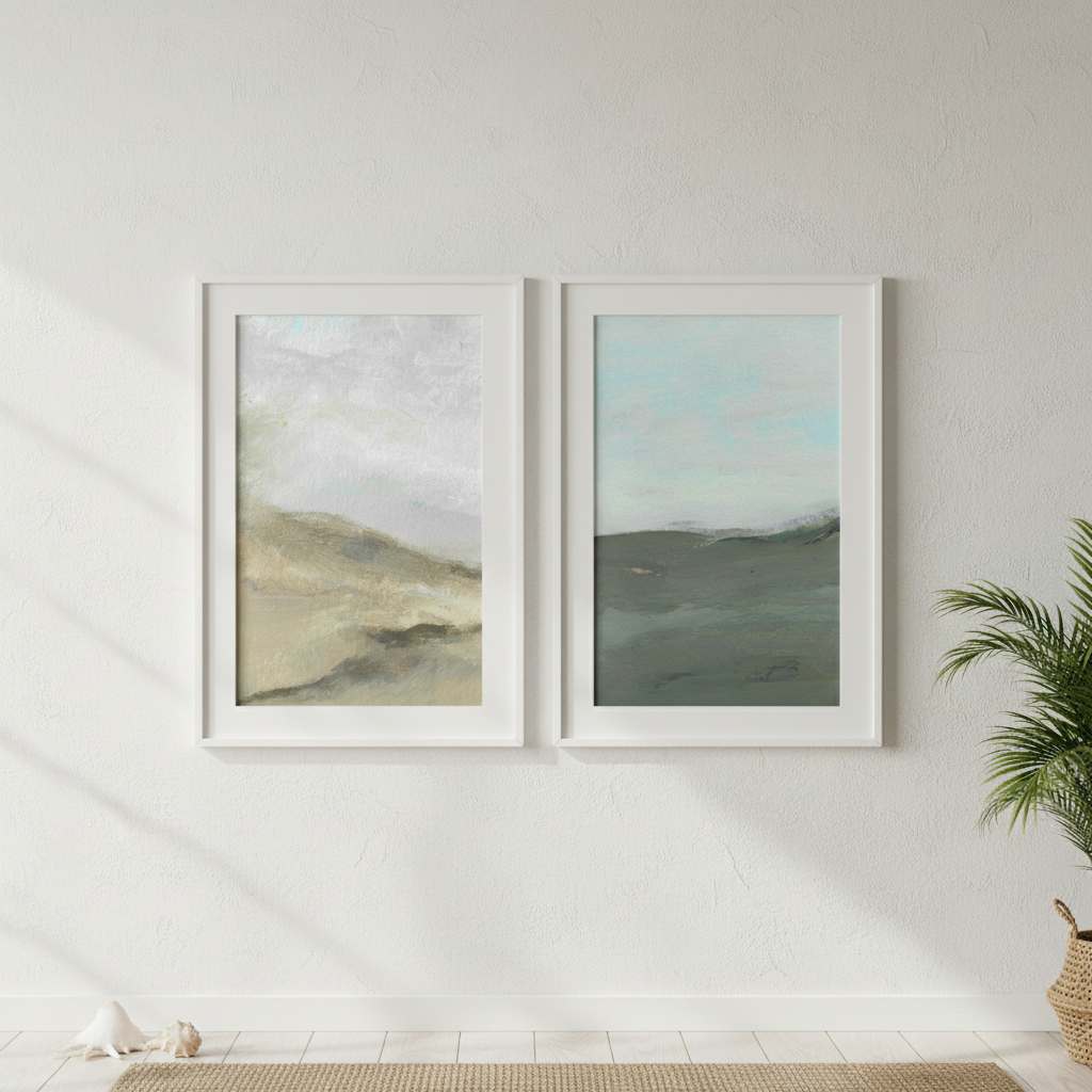 A Gust of Green Wind Pair by Josephine Wianto