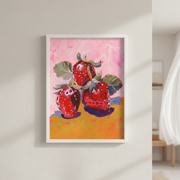 Fresh Strawberries by Lucrecia Caporale