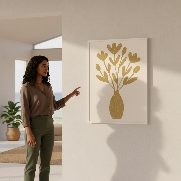 Floral Vase by Silvia Visscher