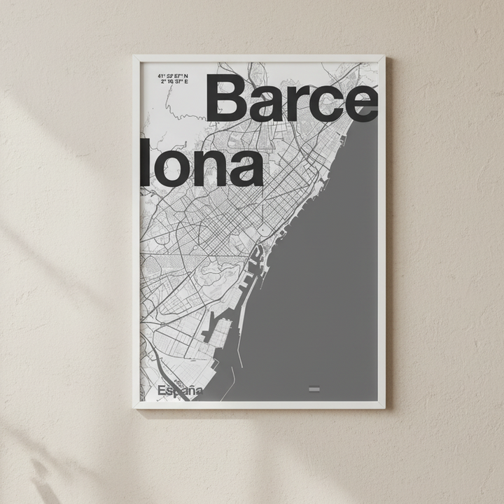 Barcelona Map by Florent Bodart