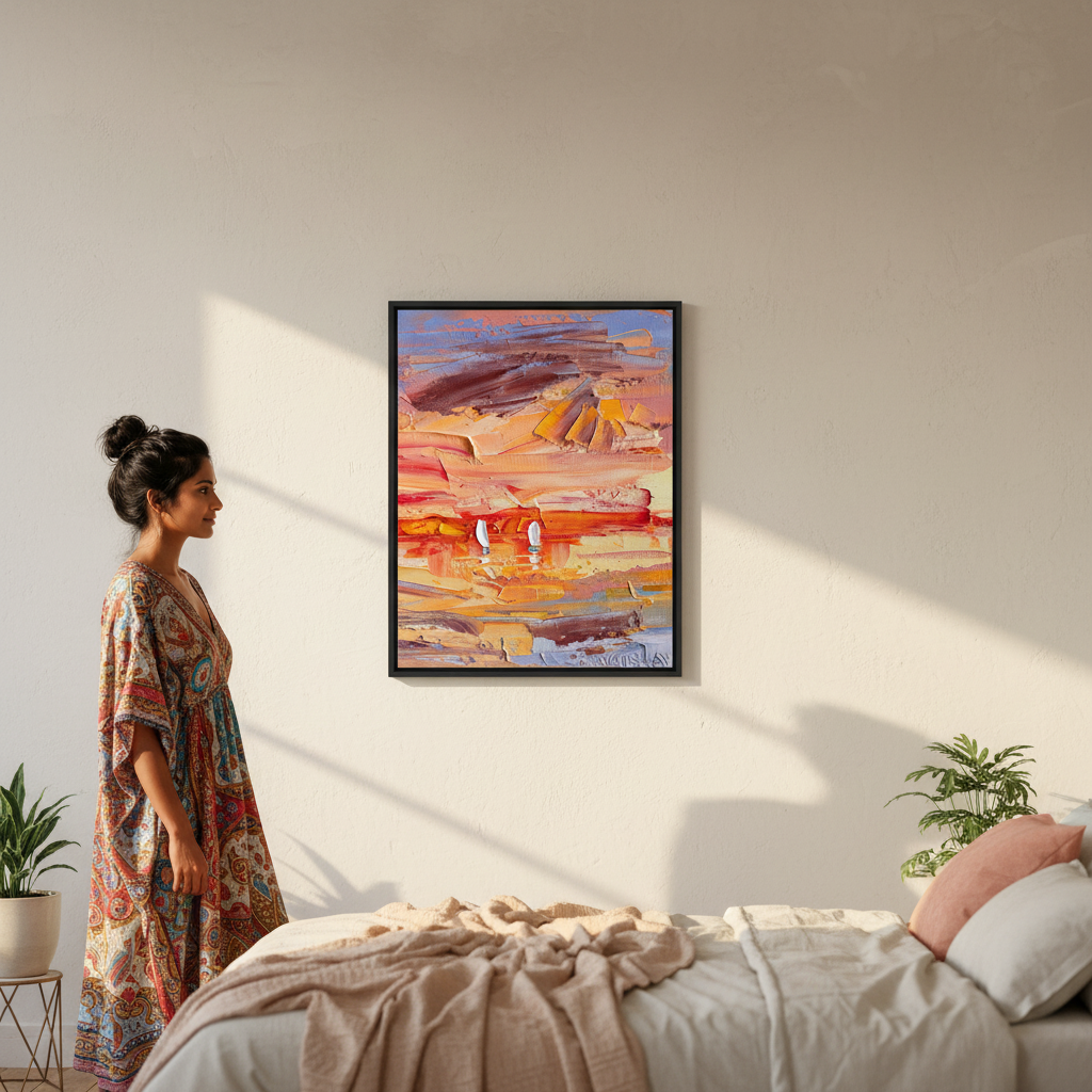 Sunset Duet by Angela Hawkey