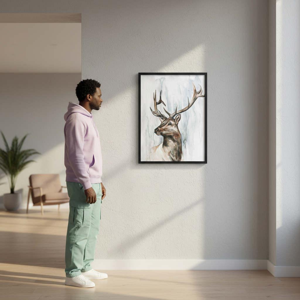 Elk Study by Meredith O'Neal