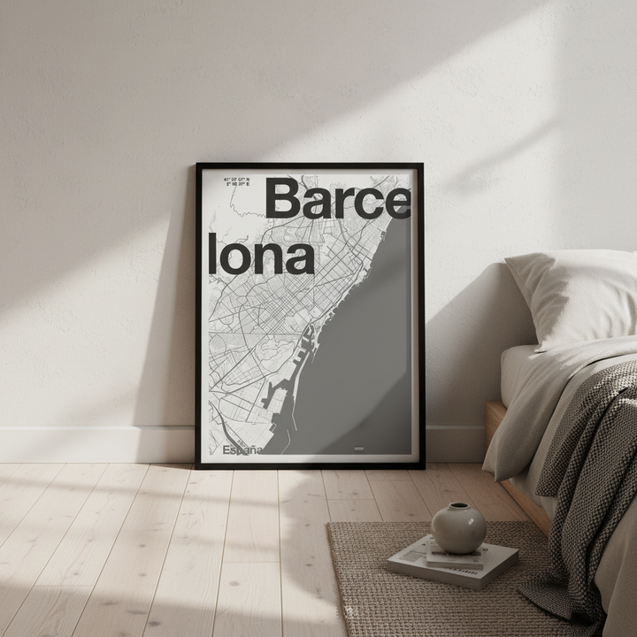 Barcelona Map by Florent Bodart