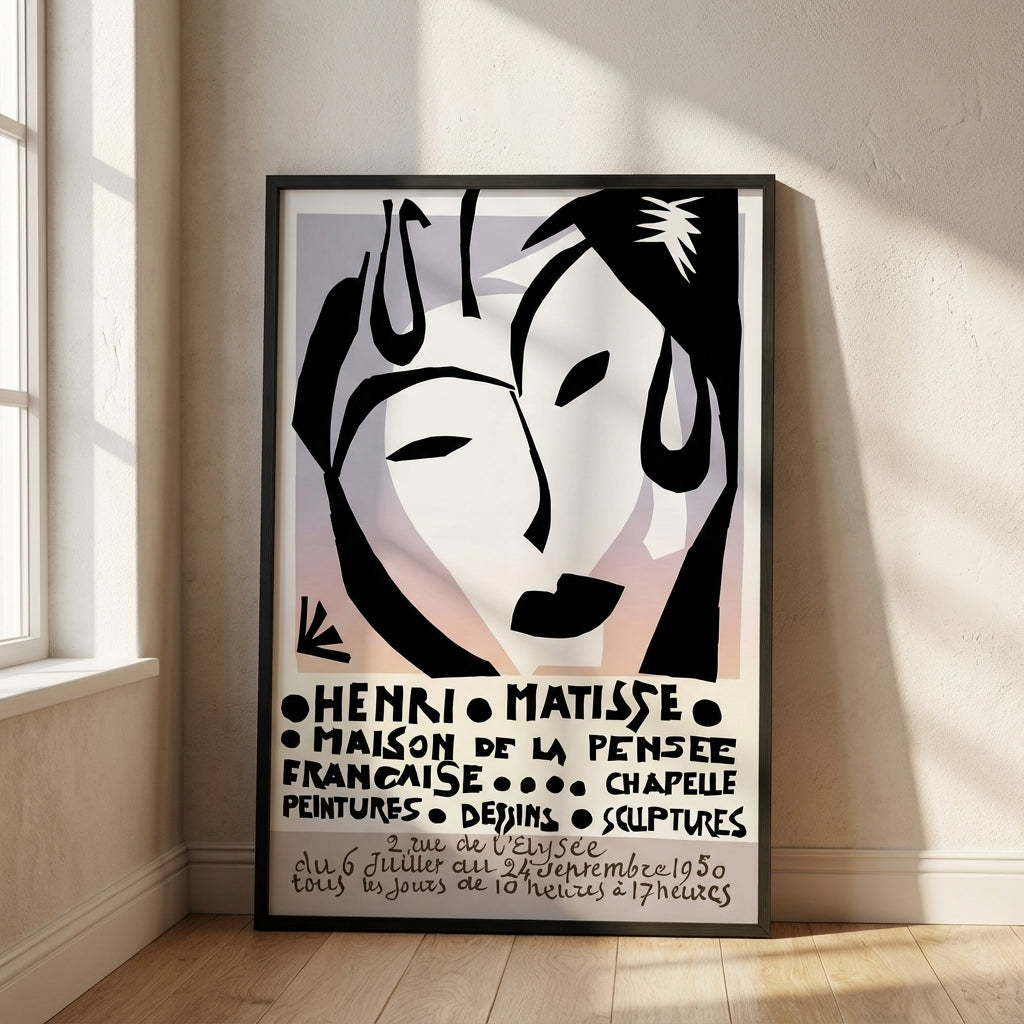 Exhibition Vintage Poster by Henri Matisse