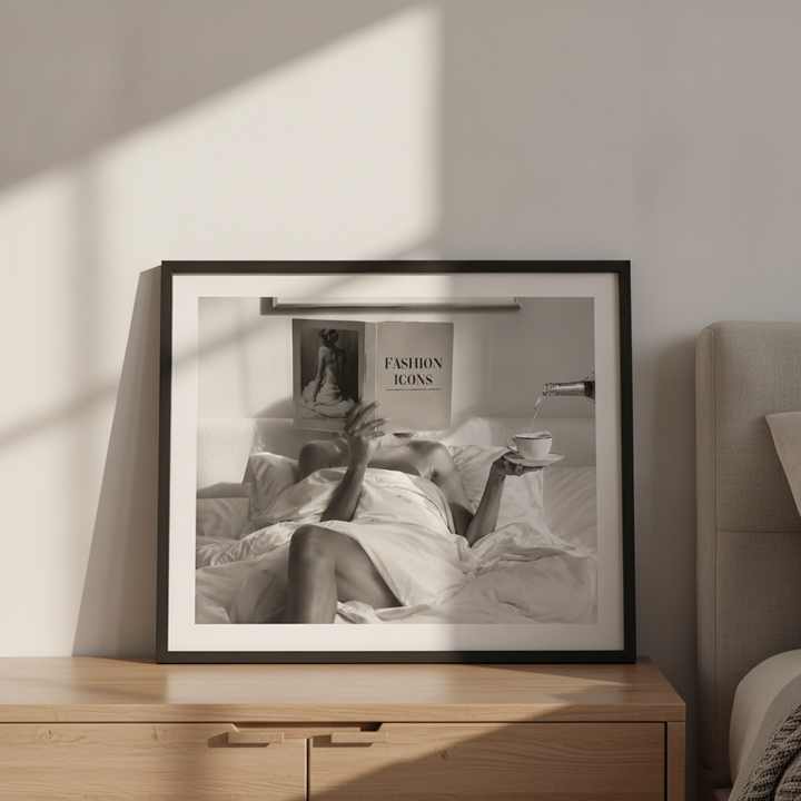 Fashion Icons Landscape Wall Art Black and White Photography