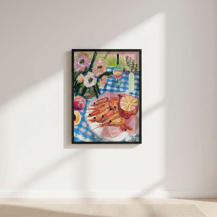 Prawn Lunch by Inkheart Designs