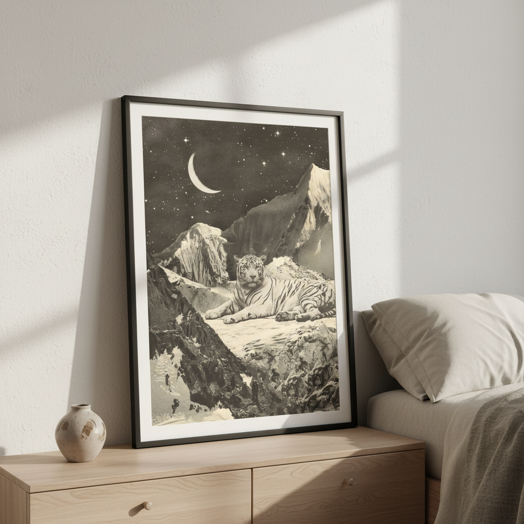 Giant White Tiger by Florent Bodart