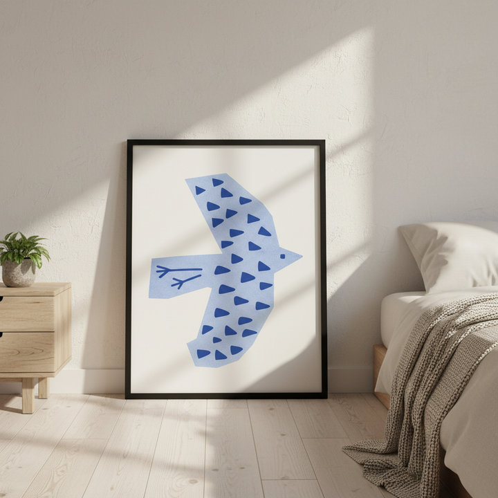 Blue Bird by Silvia Visscher