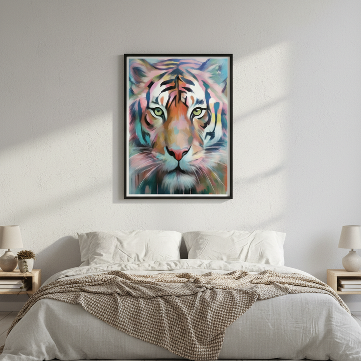 Rainbow Tiger by Inkheart Designs