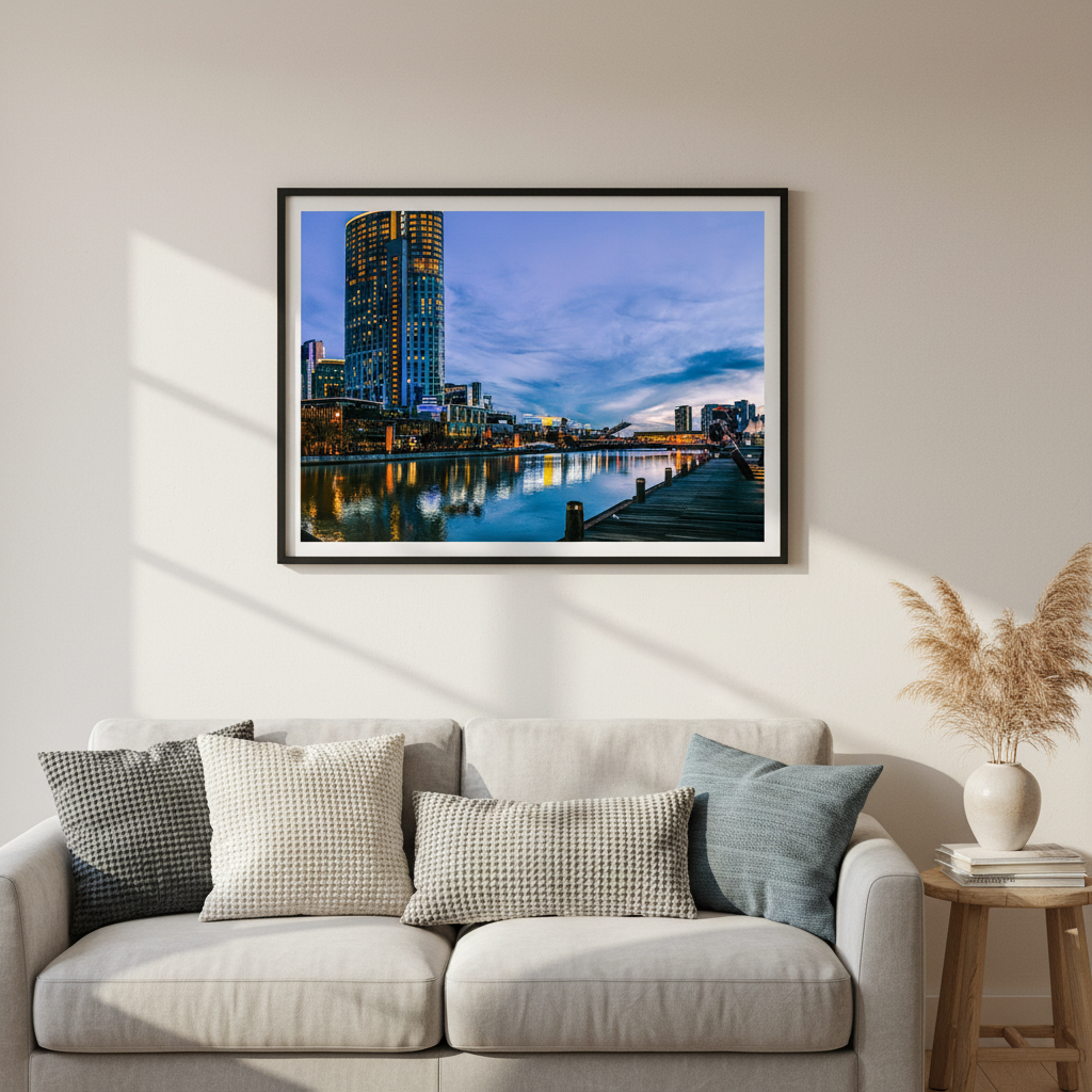 Melbourne Crown Casino at Blue Hour by Steven Scott