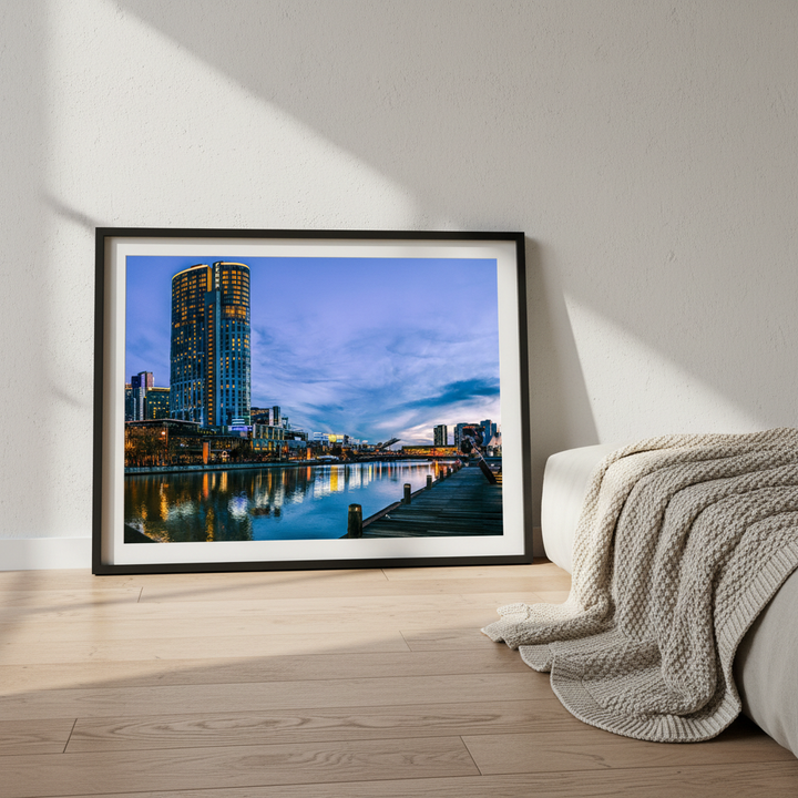 Melbourne Crown Casino at Blue Hour by Steven Scott