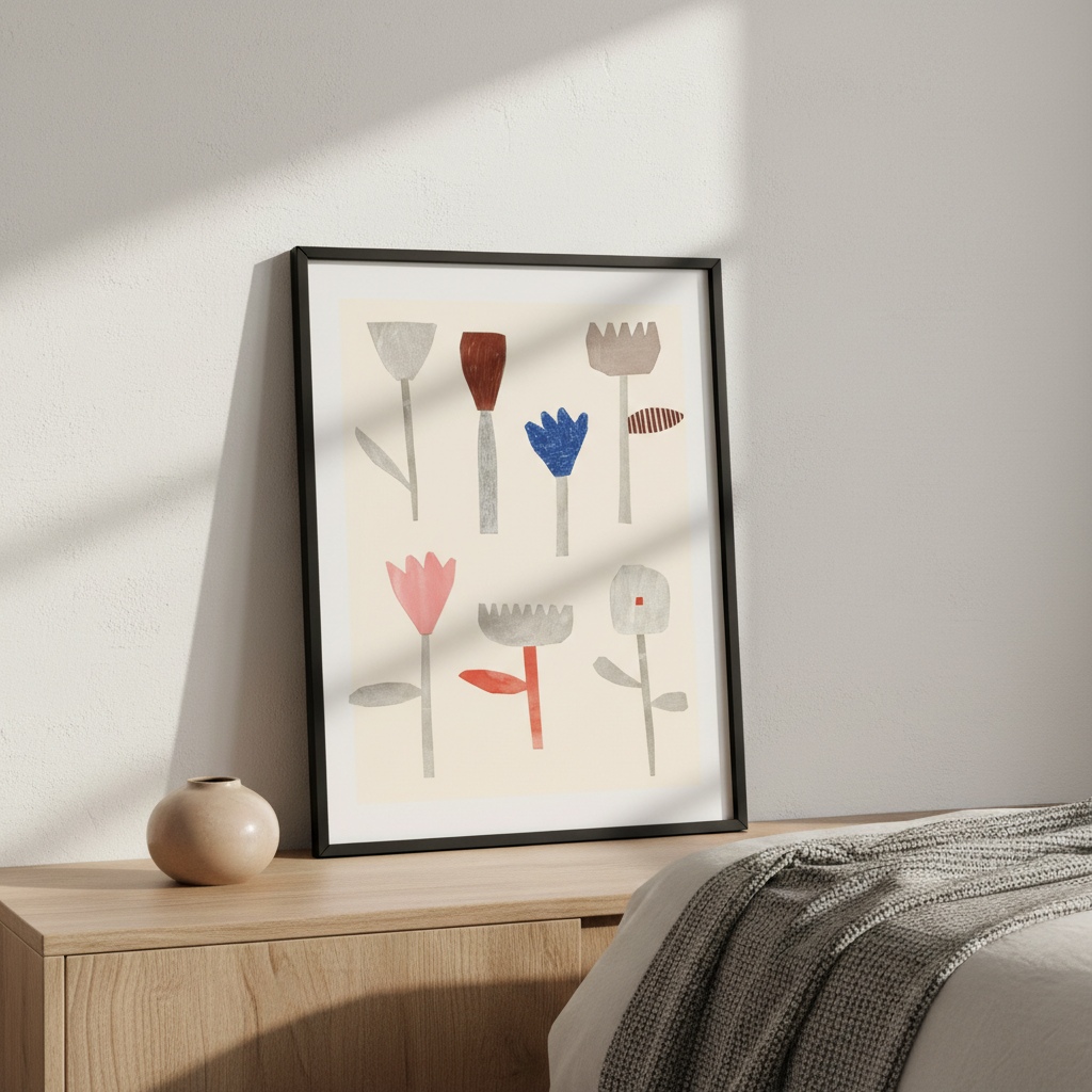 Collage Flowers by Silvia Visscher