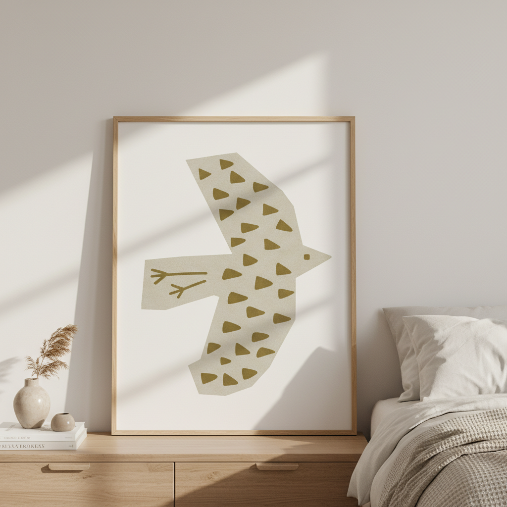 Olive Bird by Silvia Visscher