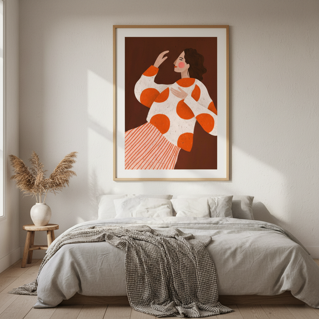 Woman with Dots by Bea Muller