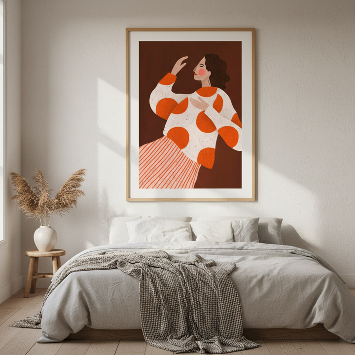 Woman with Dots by Bea Muller