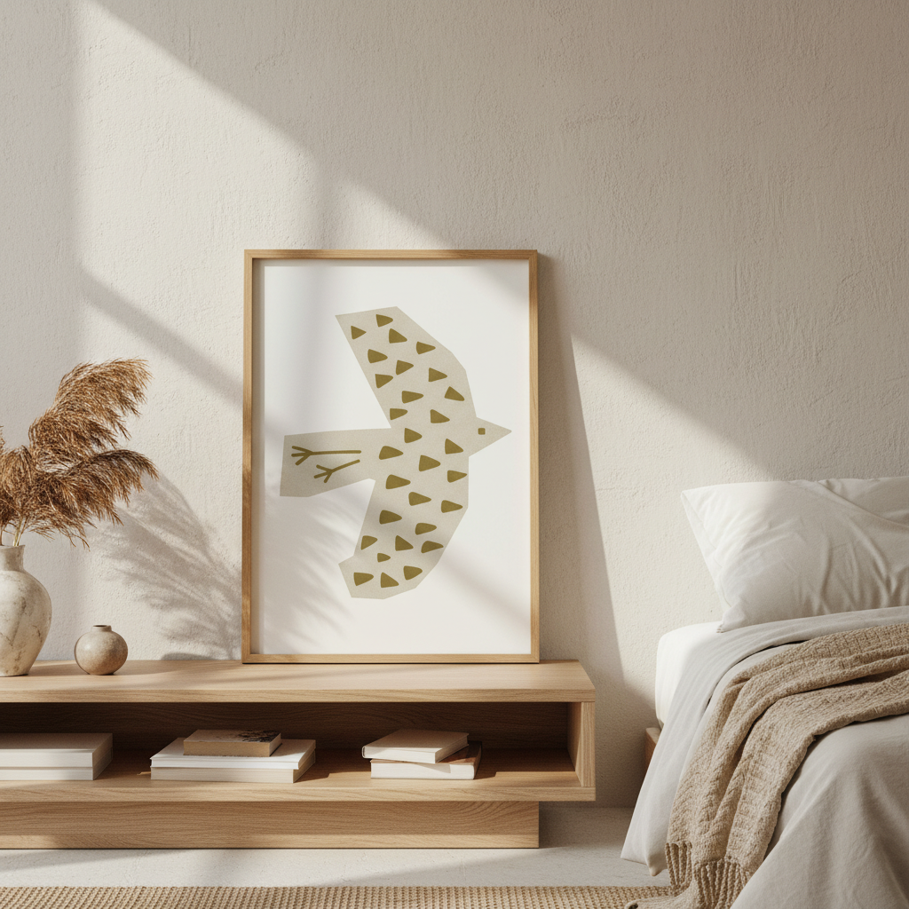 Olive Bird by Silvia Visscher