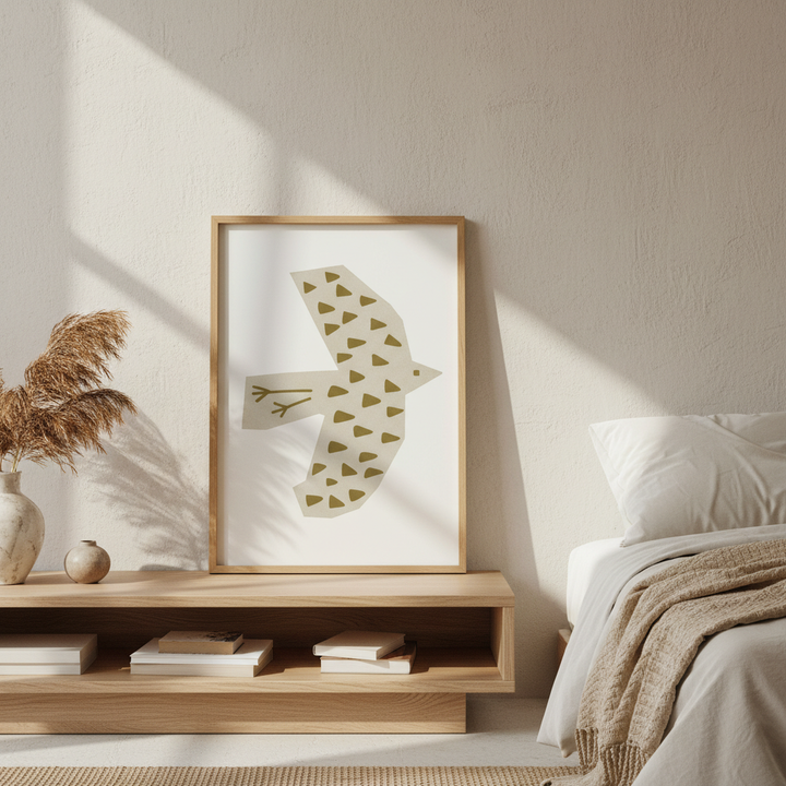 Olive Bird by Silvia Visscher