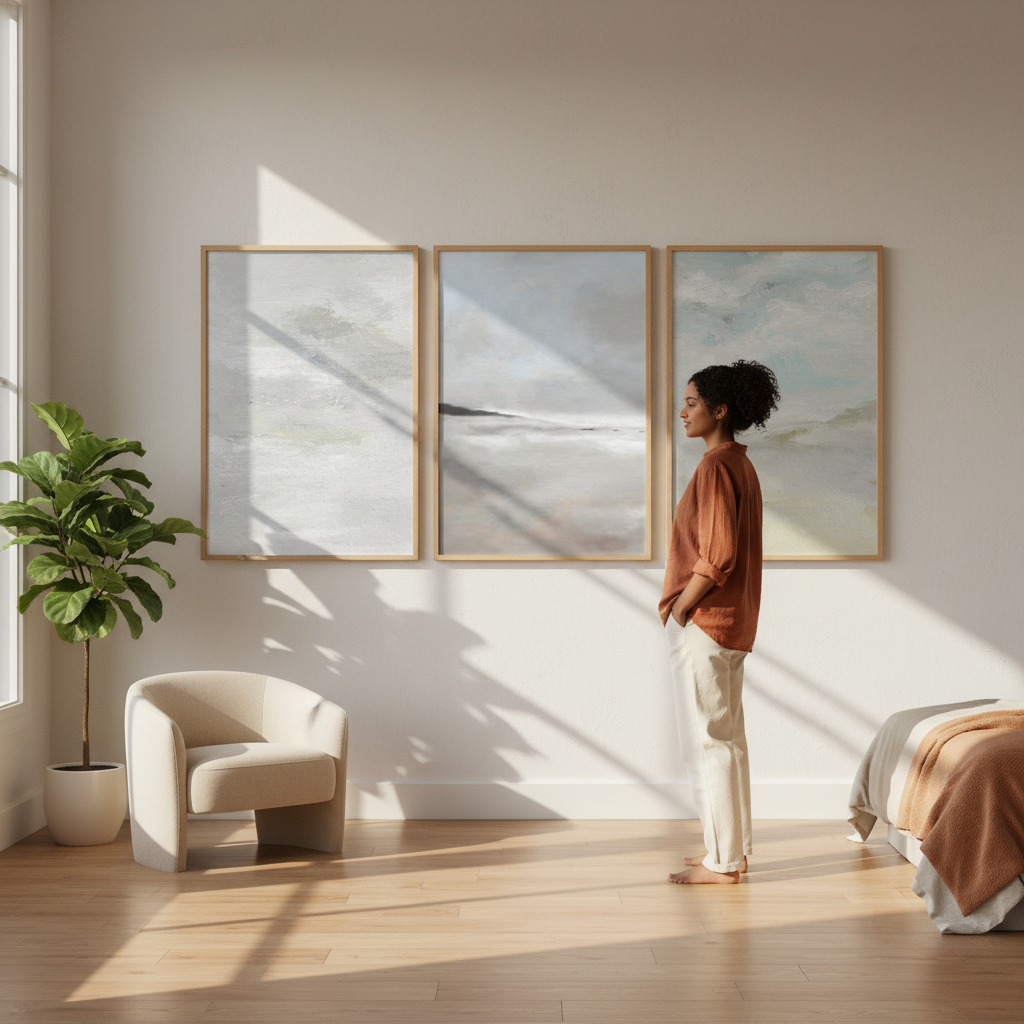 Low Grey Tide Trio by Josephine Wianto