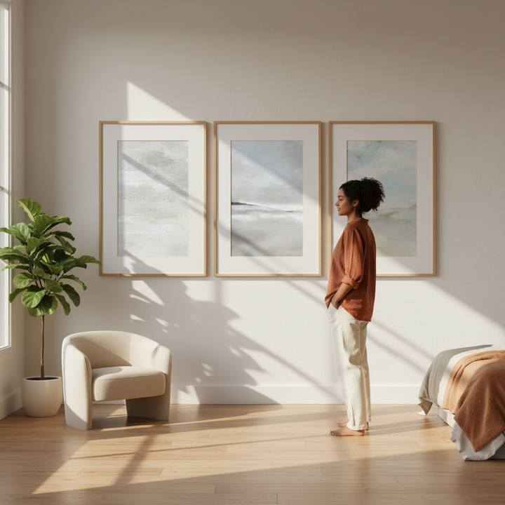 Low Grey Tide Trio by Josephine Wianto