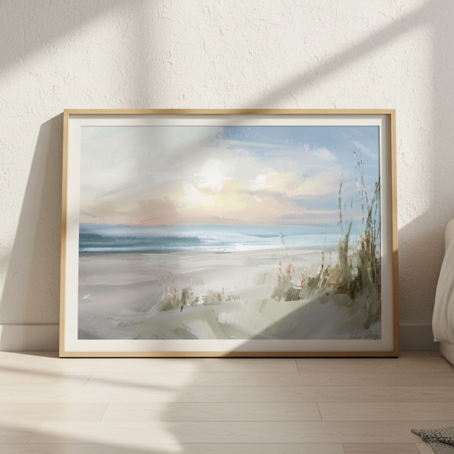 Beach Sunset by Julia Cheney