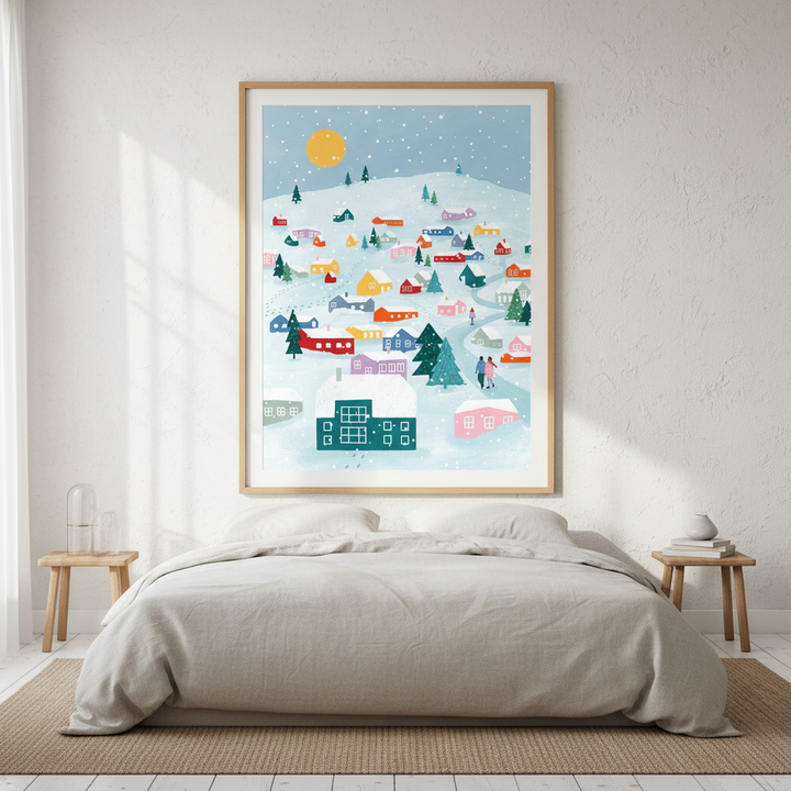 Winter Town by Bea Muller