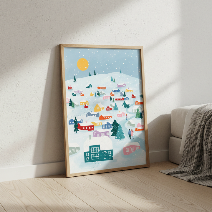 Winter Town by Bea Muller