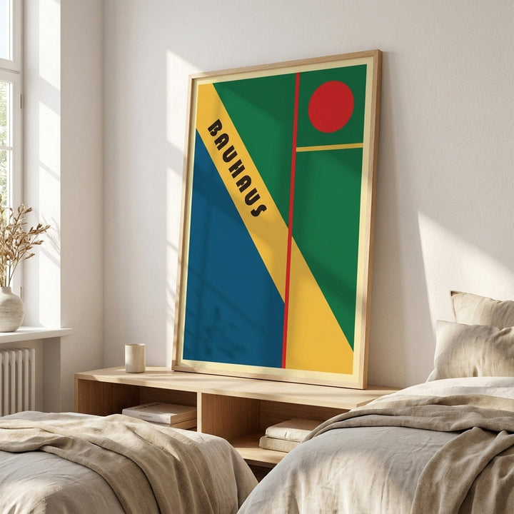 Red Circle Study by Bauhaus