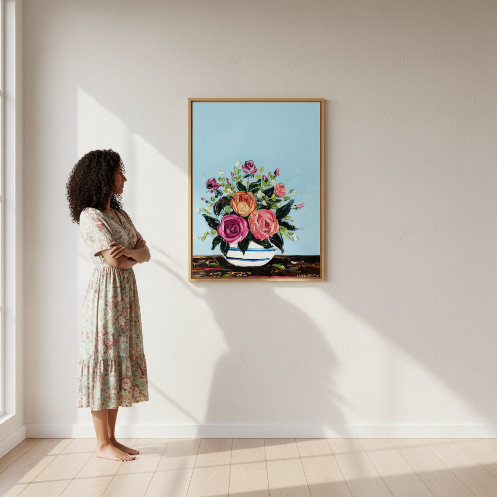 Vase of Joy by Angela Hawkey