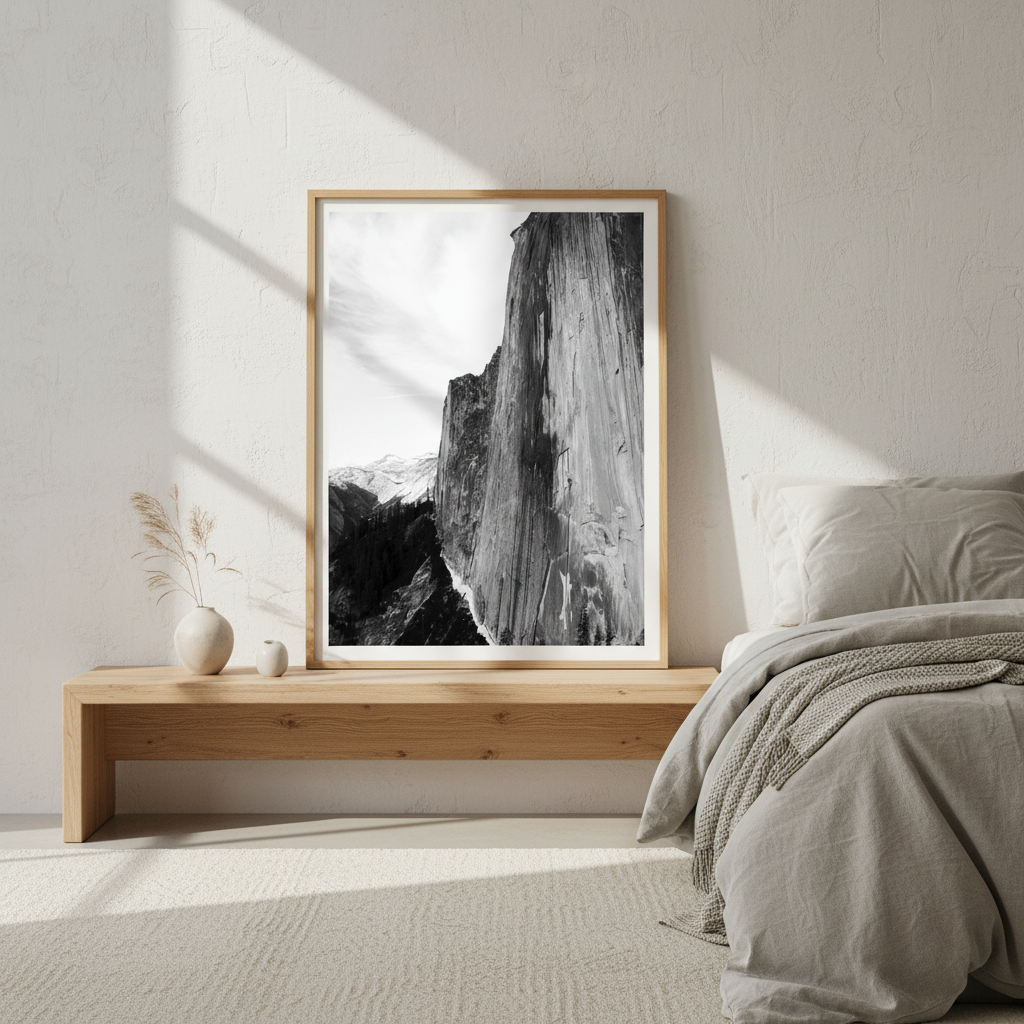 Yosemite Summit Black and White by Hope Bainbridge