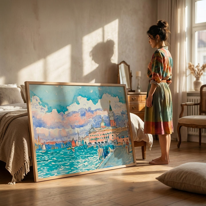 Vintage Venice Art Print Henri Edmond