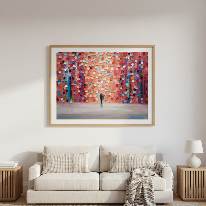 Dream on Under the Pink Rain by Ekaterina Ermilkina