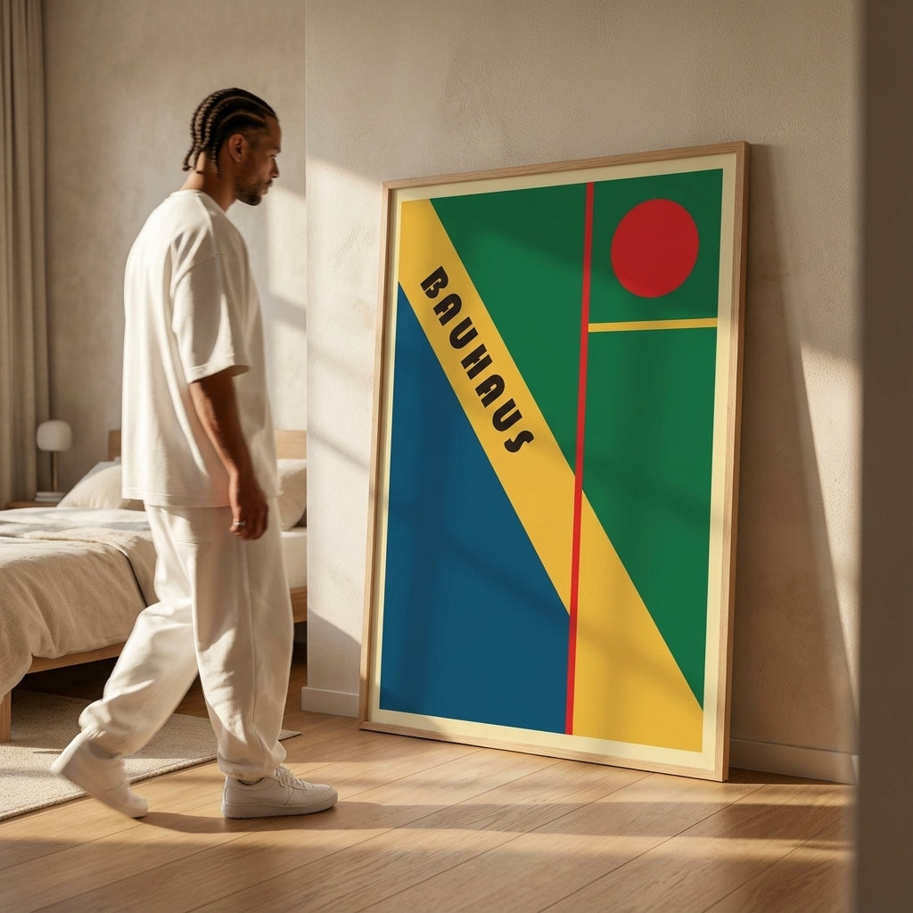 Red Circle Study by Bauhaus