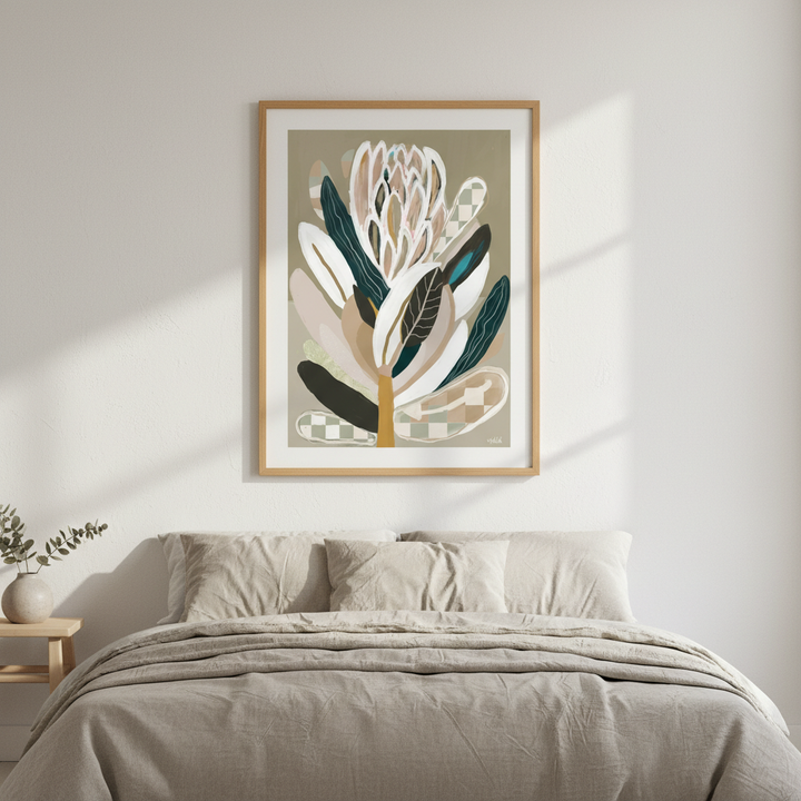 Sage Protea by Inkheart Designs