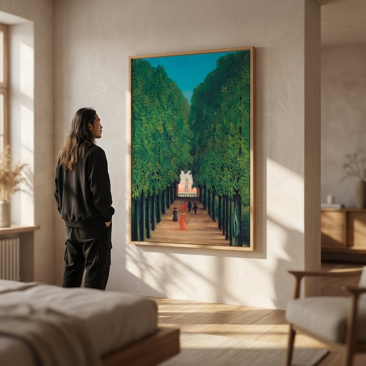 Henri Rousseau The Avenue in Saint-Cloud Park