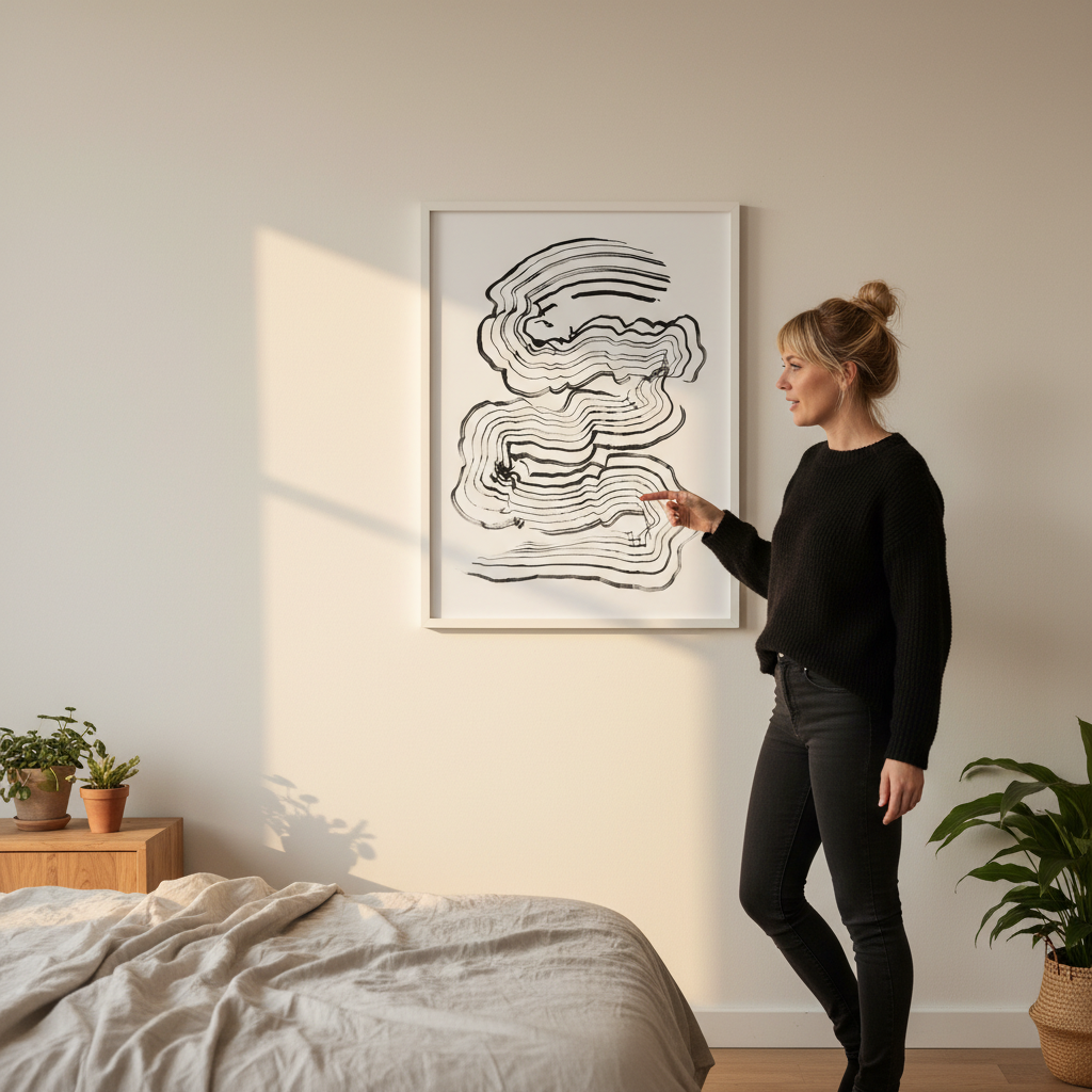 Softly Out of Line by Lucrecia Caporale