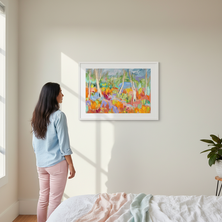 Where the Birches Dance by Angela Hawkey