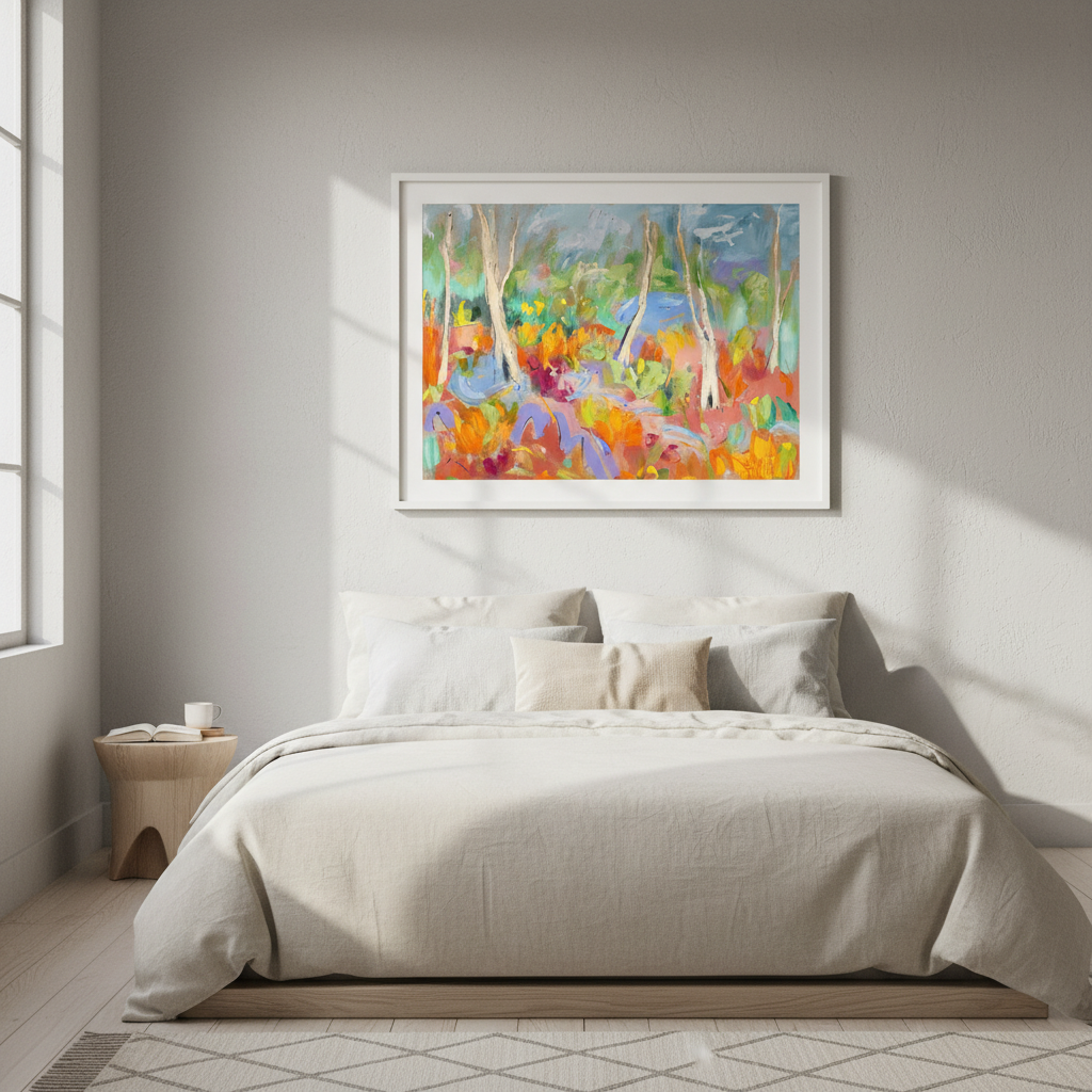 Where the Birches Dance by Angela Hawkey