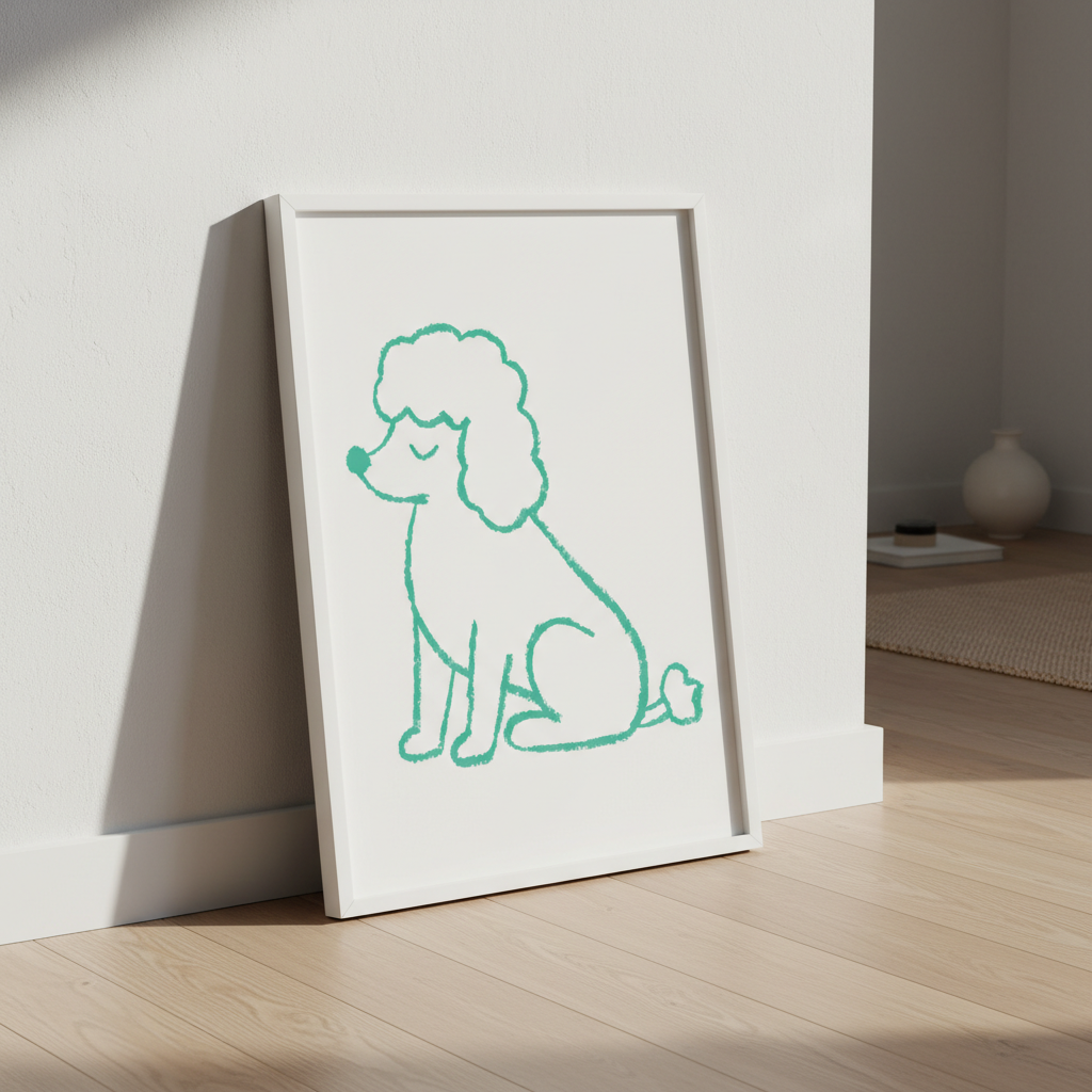 Poodle by Silvia Visscher