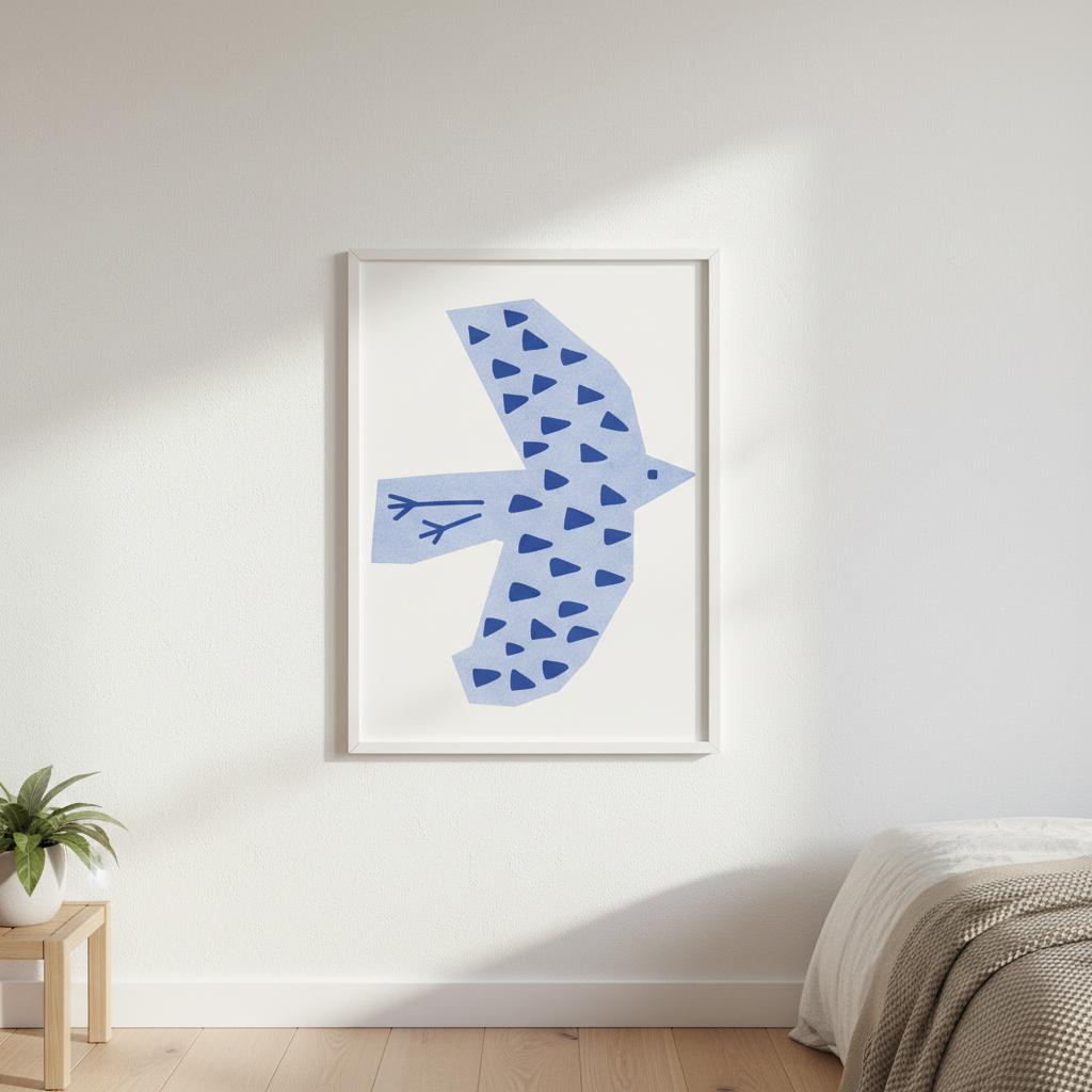 Blue Bird by Silvia Visscher