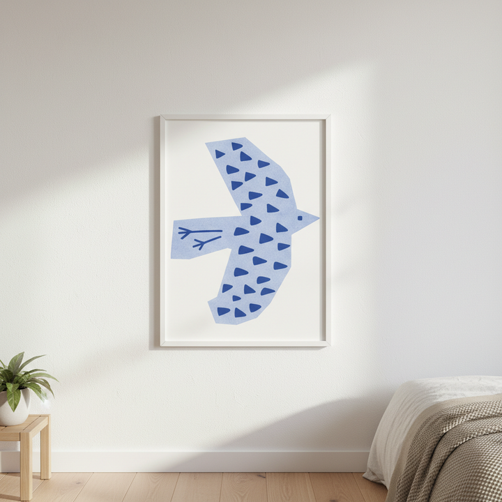 Blue Bird by Silvia Visscher