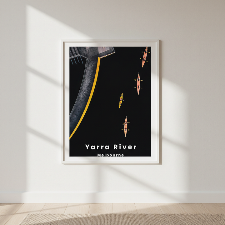 Yarra Sharks Travel Poster, Melbourne by L10