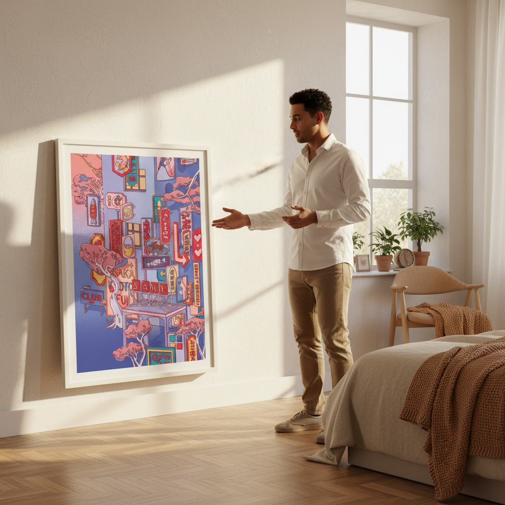 Sundays at the Sake Hotel Blue II by Lauren Ly