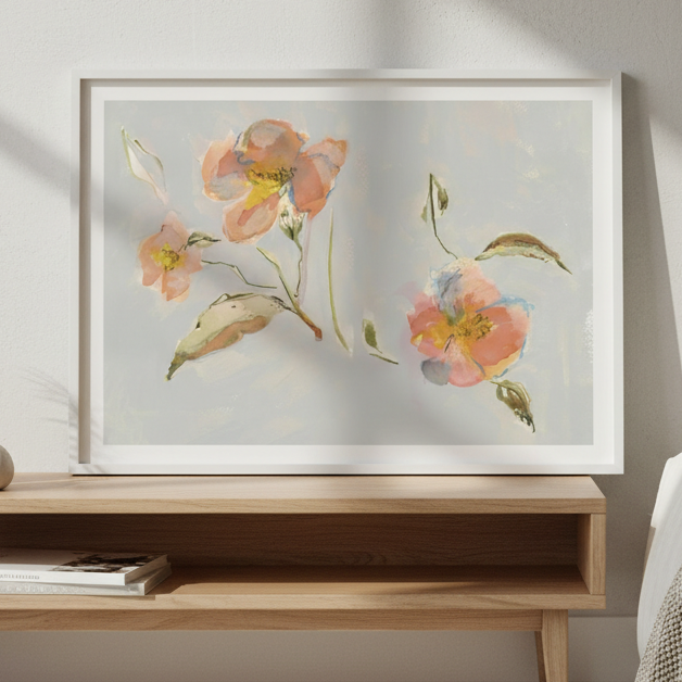 Antique Flowers by Lucrecia Caporale