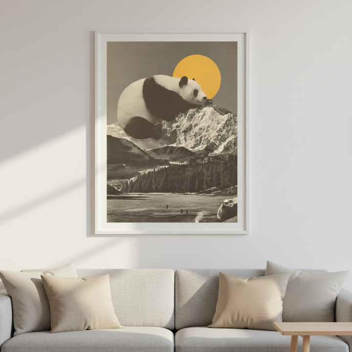 Giant Panda Nap by Florent Bodart